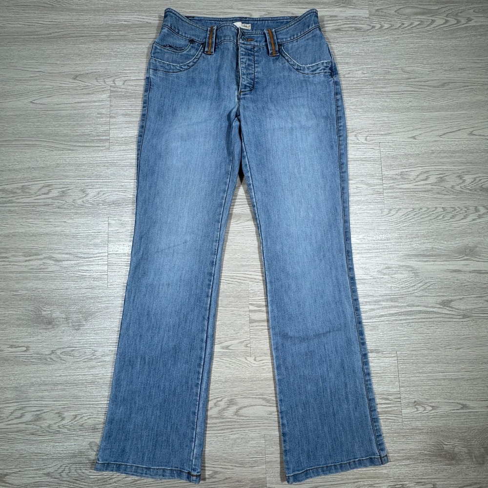 Royal Robbins Women's Jeans Blue Size‎ 4 Button Fly Outdoor Denim Bootcut